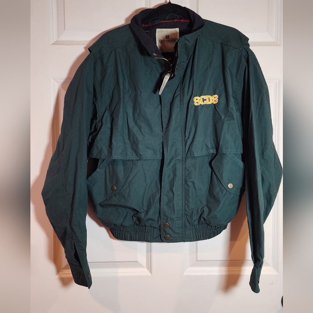 Cheyenne River Vintage 90s Green Zip Up Men's Jacket Small